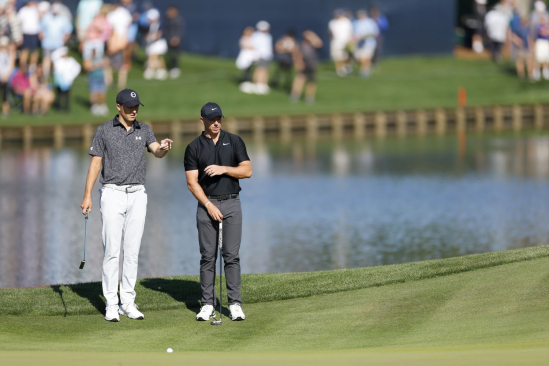 Rory McIlroy a Jordan Spieth (foto: GettyImages).