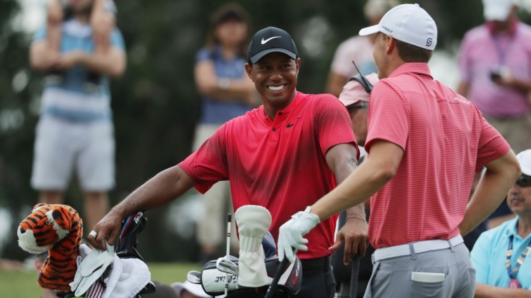 Jordan Spieth a Tiger Woods