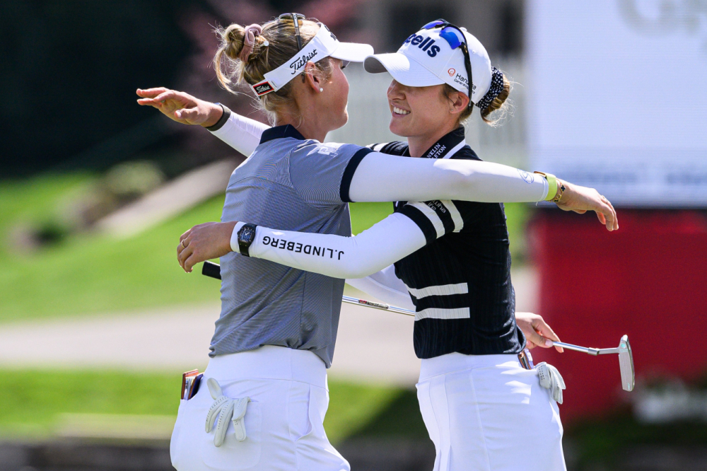 Jessica a Nelly Korda (foto: GettyImages)