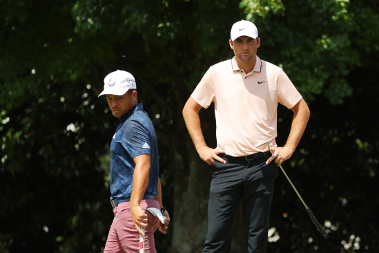 Xander Schauffele (vlevo) a Scottie Scheffler (foto: GettyImages)