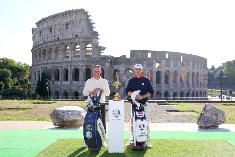 Luke Donald (vpravo) a Zach Johnson. (Foto: GettyImages)