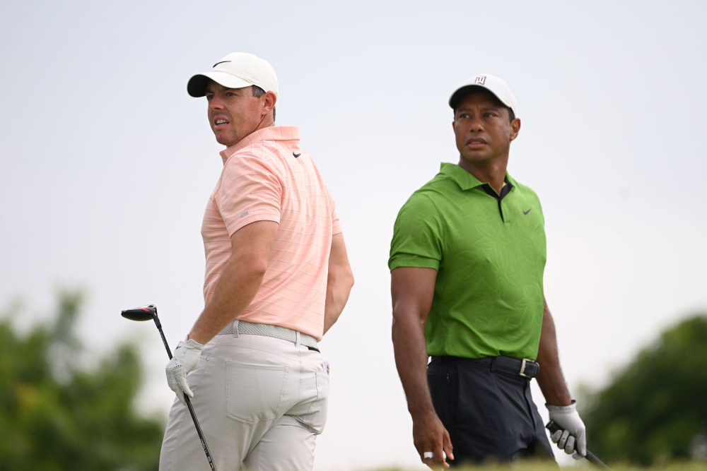 Rory McIlroy a Tiger Woods (Foto: GettyImages)