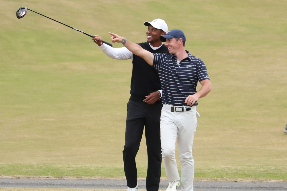 Rory McIlroy a Tiger Woods (Foto: GettyImages).