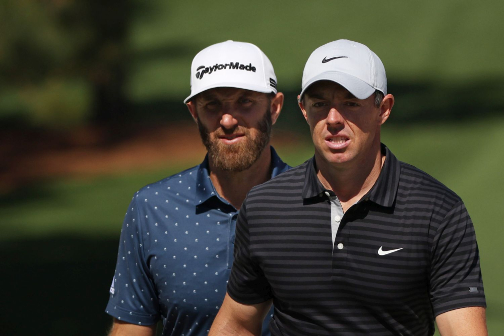 Rory McIlroy a Dustin Johnson (Foto: Getty Images)