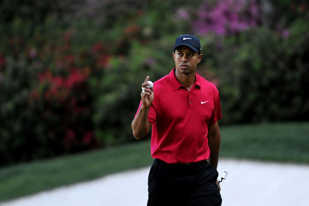 Tiger Woods ve finálovém kole Masters 2010 (Foto: GettyImages).