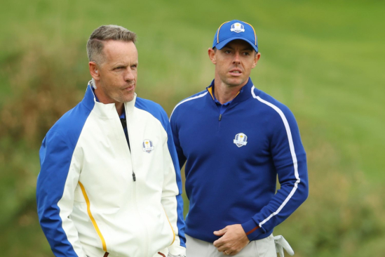 Rory McIlroy a Luke Donald (Foto: GettyImages).