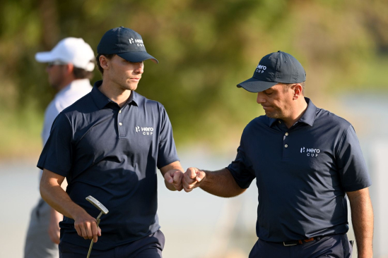 Francesco Molinari a Nicolai Hojgaard (Foto: Getty Images)