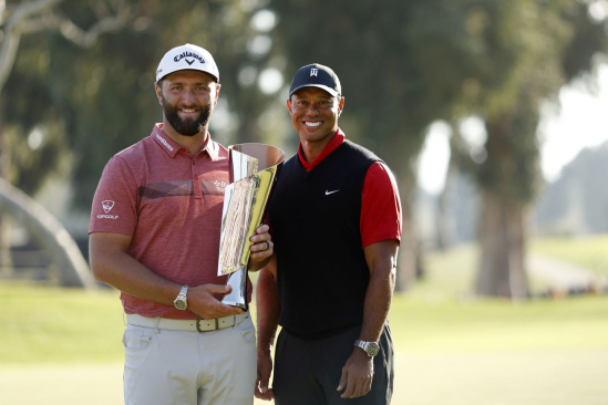 Jon Rahm a Tiger Woods (Foto: Getty Images)