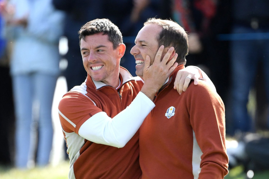 Sergio Garcia a Rory McIlroy (Foto: Getty Images)