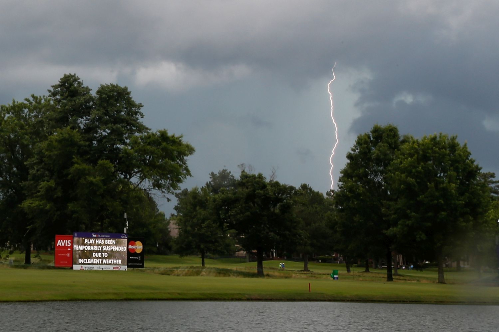 Bouřka na golfu (Foto: Getty Images)