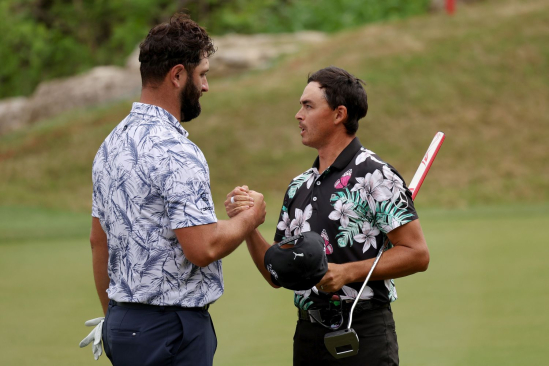 Rickie Fowler a Jon Rahm (Foto: GettyImages).
