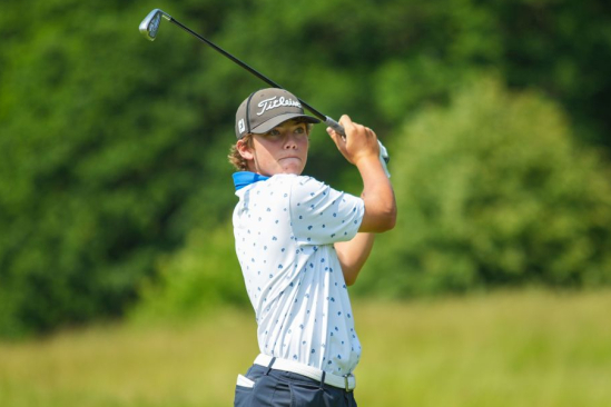 Louis Klein během druhého kola Kaskáda Golf Challenge (foto: Patrik Jeřicha)