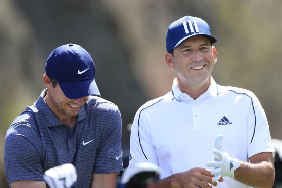 Rory McIlroy a Sergio Garcia (Foto: GettyImages).