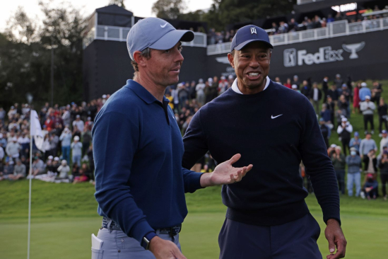 Tiger Woods a Rory McIlroy (Foto: GettyImages).