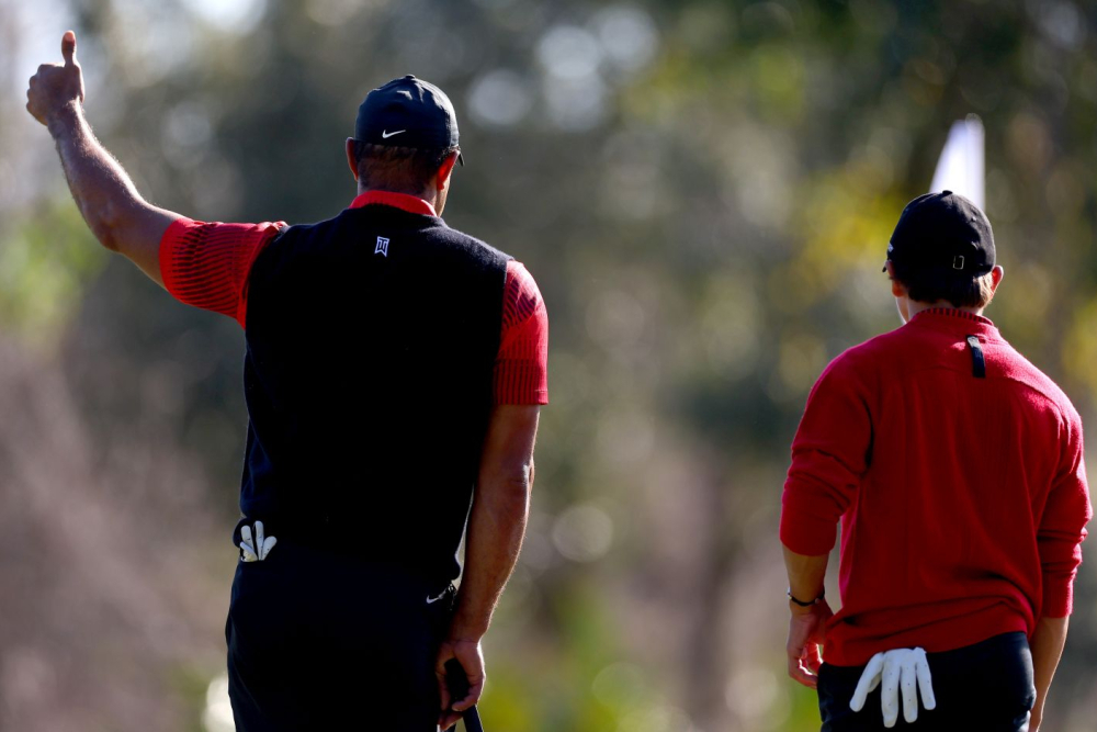 Tiger a Charlie Woodsovi (Foto: Getty Images)