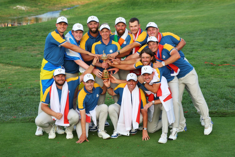 Vítězný tým Evropy v Ryder Cupu 2023 (Foto: Getty Images)