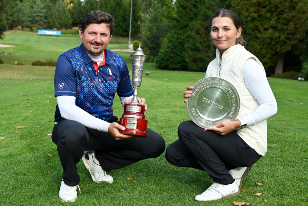 Vítězní Klára Sionková a Petr Dědek ml. (Foto: Ota Mrákota)