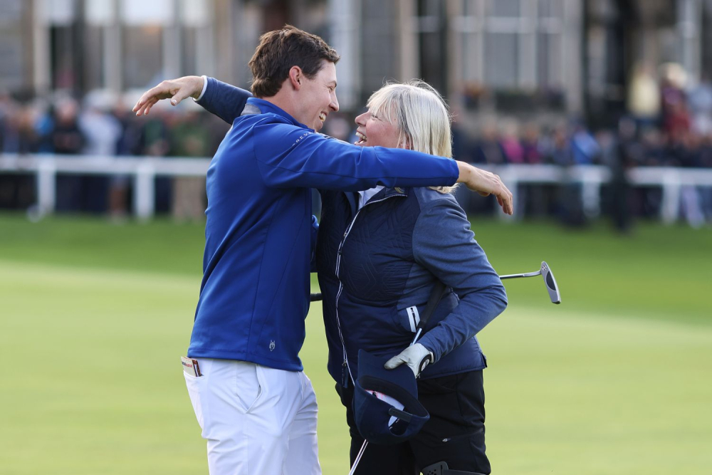 Matt Fitzpatrick s maminkou Susan (Foto: Getty Images)