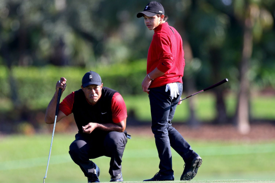 Tiger Woods a Charlie Woods (Foto: GettyImages).