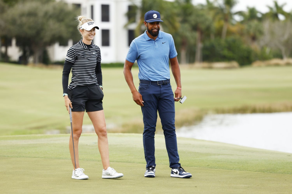 Nelly Korda a Tony Finau (Foto: GettyImages).