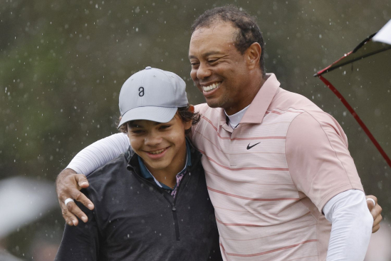 Tiger Woods a Charlie Woods (Foto: GettyImages).