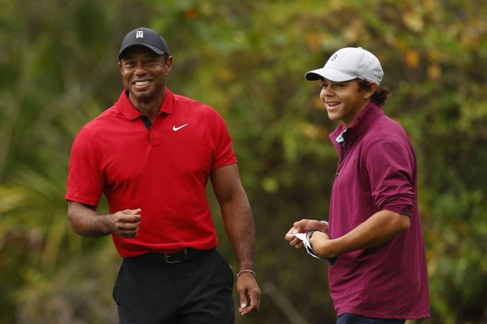 Tiger a Charlie Woodsovi (Foto: Getty Images)