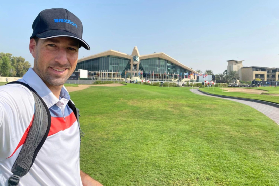 Jiří Novosad v Abu Dhabi Golf Clubu (foto: Jiří Novosad)