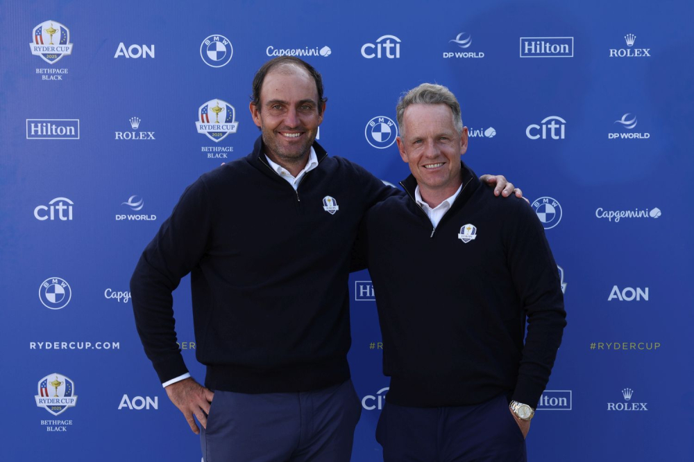 Edoardo Molinari (vlevo) a Luke Donald (foto: GettyImages).