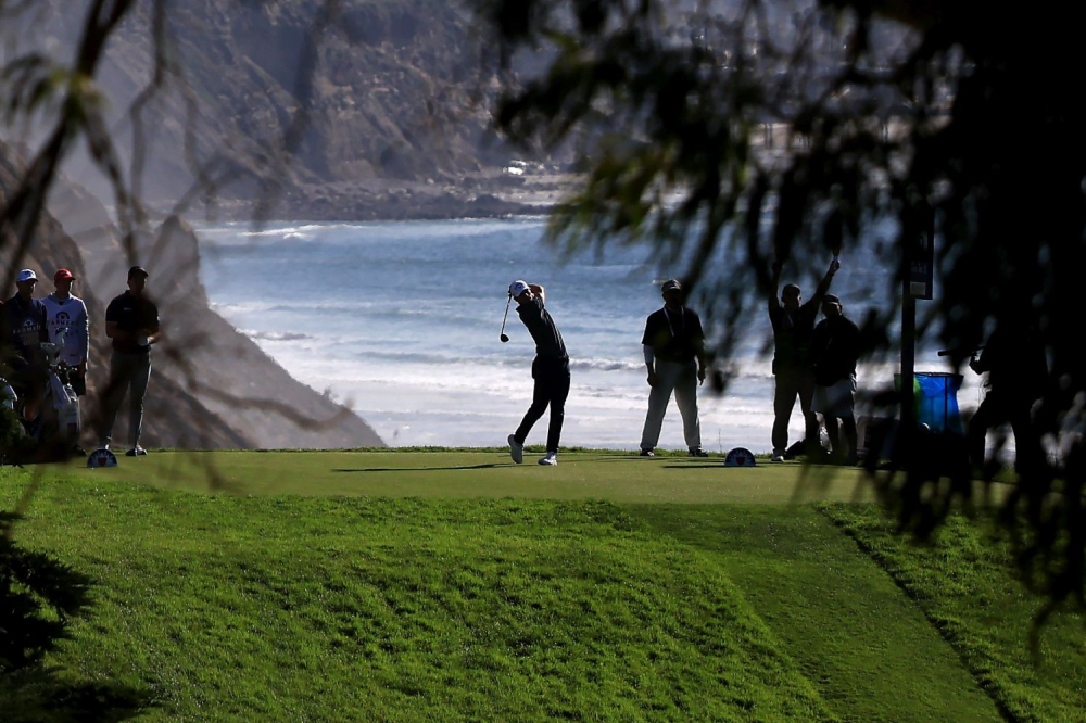 Nicolai Hojgaard v Torrey Pines (Foto: Getty Images)