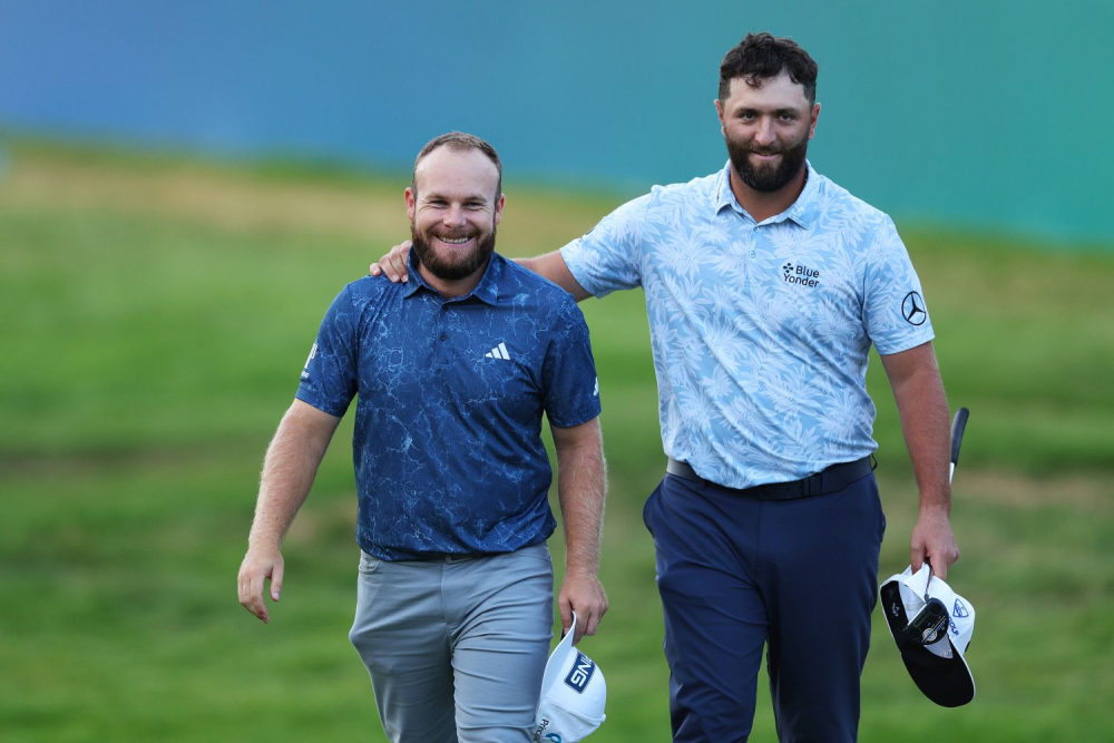 Jon Rahm a Tyrrell Hatton (Foto: Getty Images)