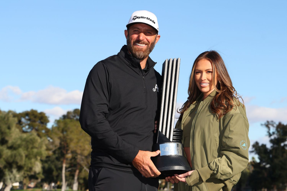 Dustin Johnson a Paulina Gretzky (foto: GettyImages).