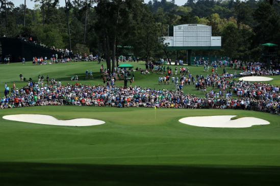 Druhá jamka Augusta National (foto: GettyImages).