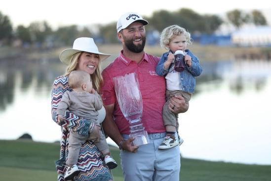 Jon Rahm se svou rodinou (Foto: Getty Images)