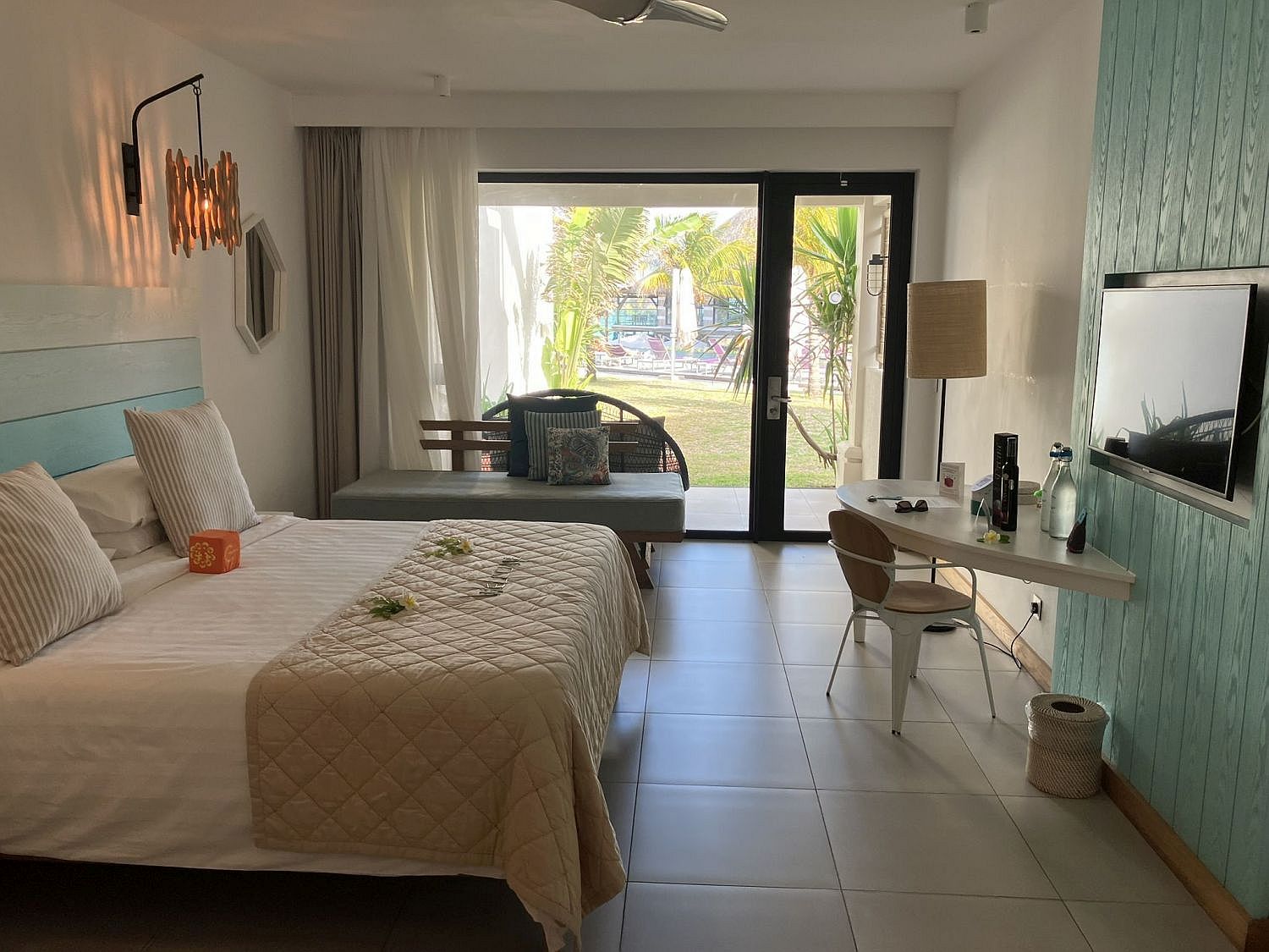 Pokoj v resortu C Mauritius (foto: archiv autora).