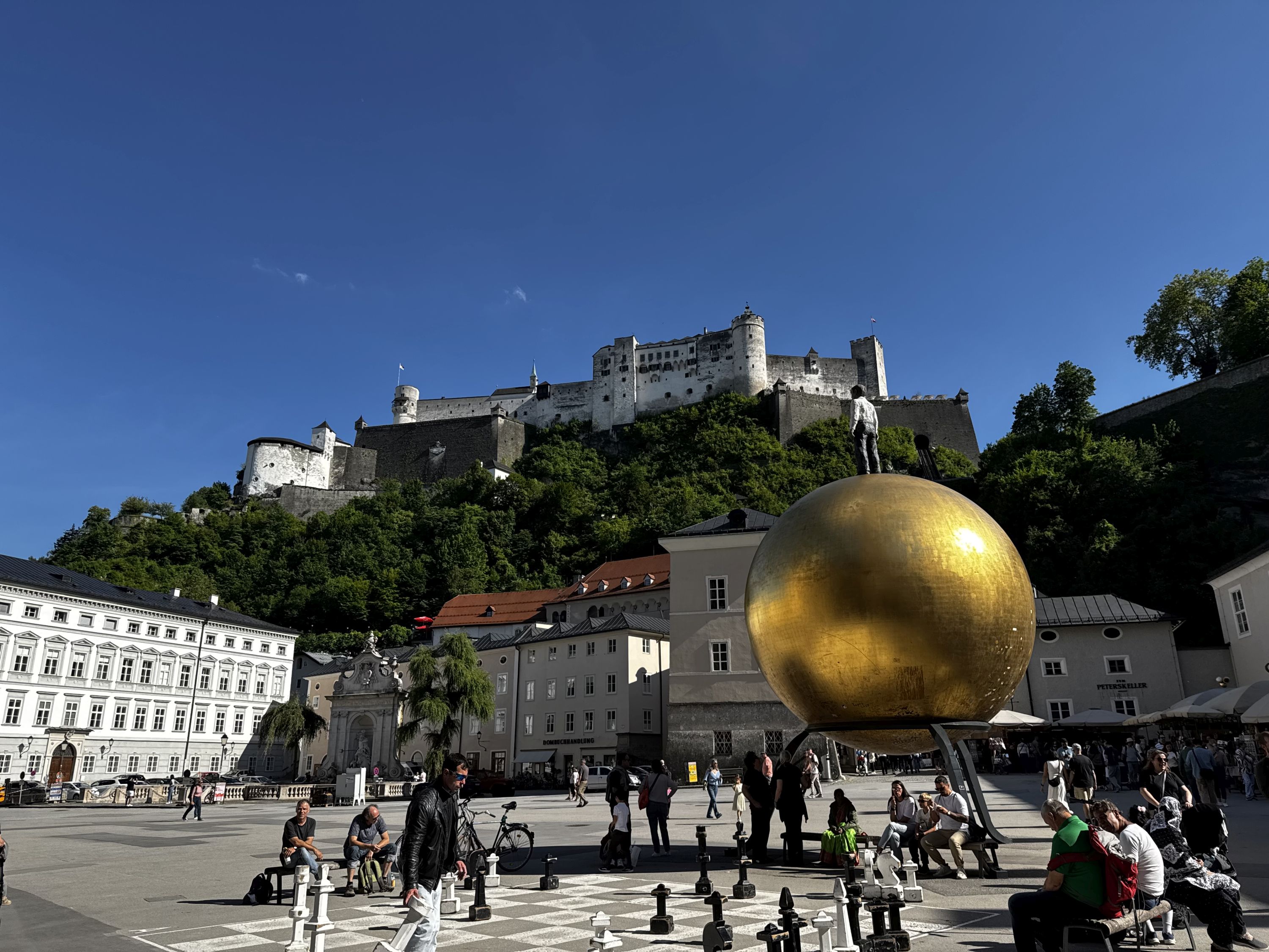 Pohled na Pevnost Hohensalzburg (foto: Niki Tichotová)