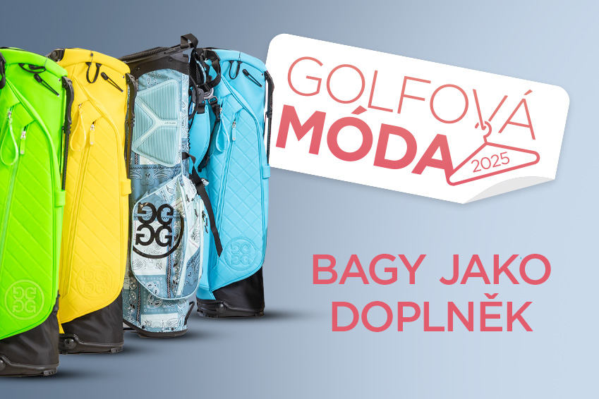 Golfová móda 2025 - Bagy jako doplněk.