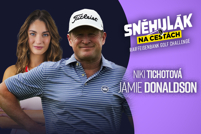 Sněhulák na cestách - Raiffeisenbank Golf Challenge 2025: Jamie Donaldson. Sněhulák na cestách - Raiffeisenbank Golf Challenge 2025: Jamie Donaldson.
