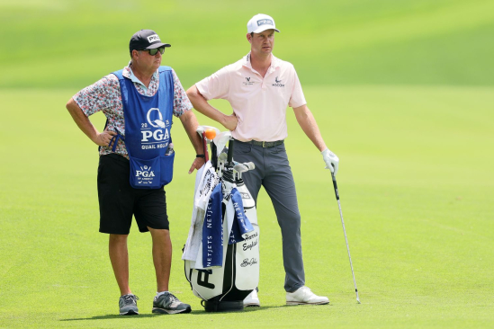 Harris English a kedík Eric Larson (foto: GettyImages).