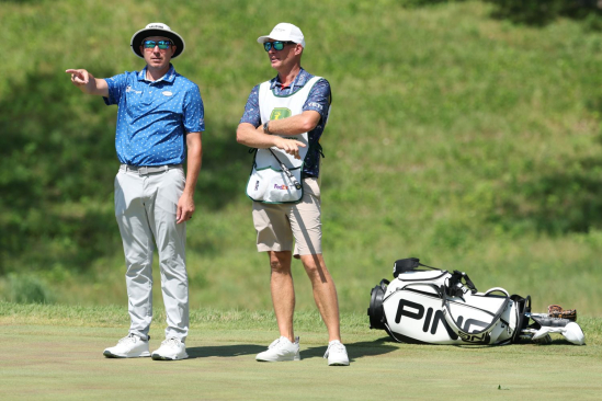 Joel Dahmen a Geno Bonnalie (foto: GettyImages).