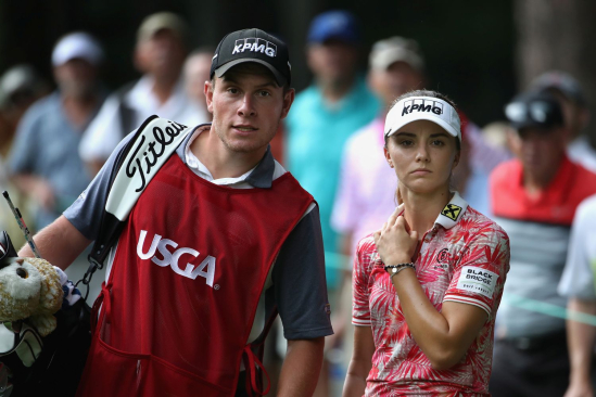 Martin Konečný a Klára Davidson Spilková v roce 2018 na US Women´s Open (foto: GettyImages)..