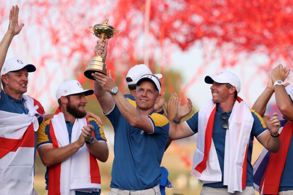 Tým Evropy slaví vítězství v Ryder Cupu 2023 (foto: GettyImages).