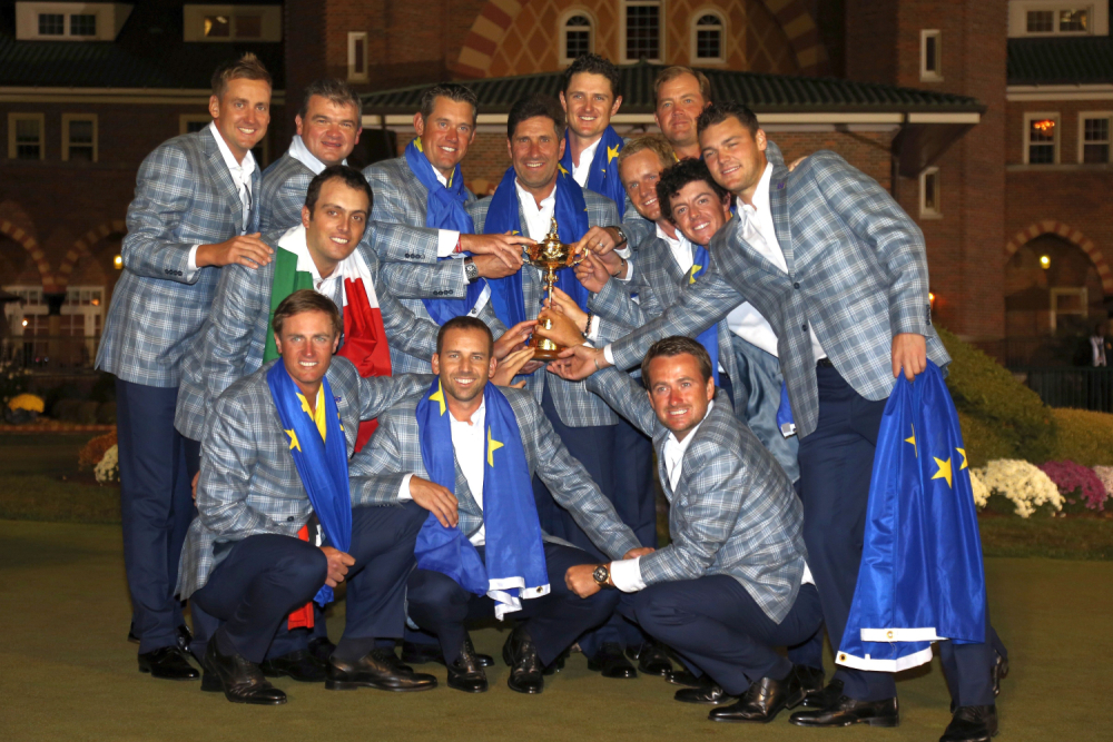 Vítězný tým Evropy z Medinah 2012 (foto: GettyImages).