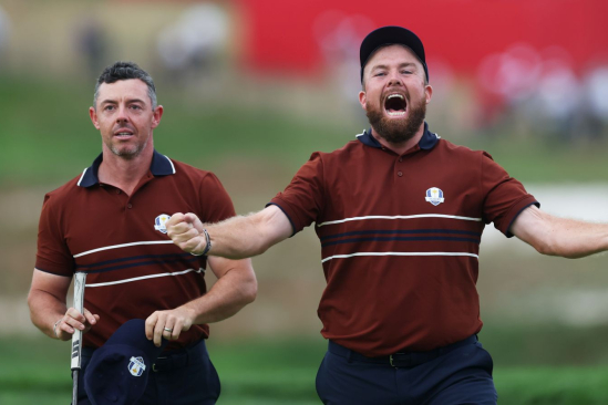 Shane Lowry (vpravo) a Rory McIlroy (foto: GettyImages).
