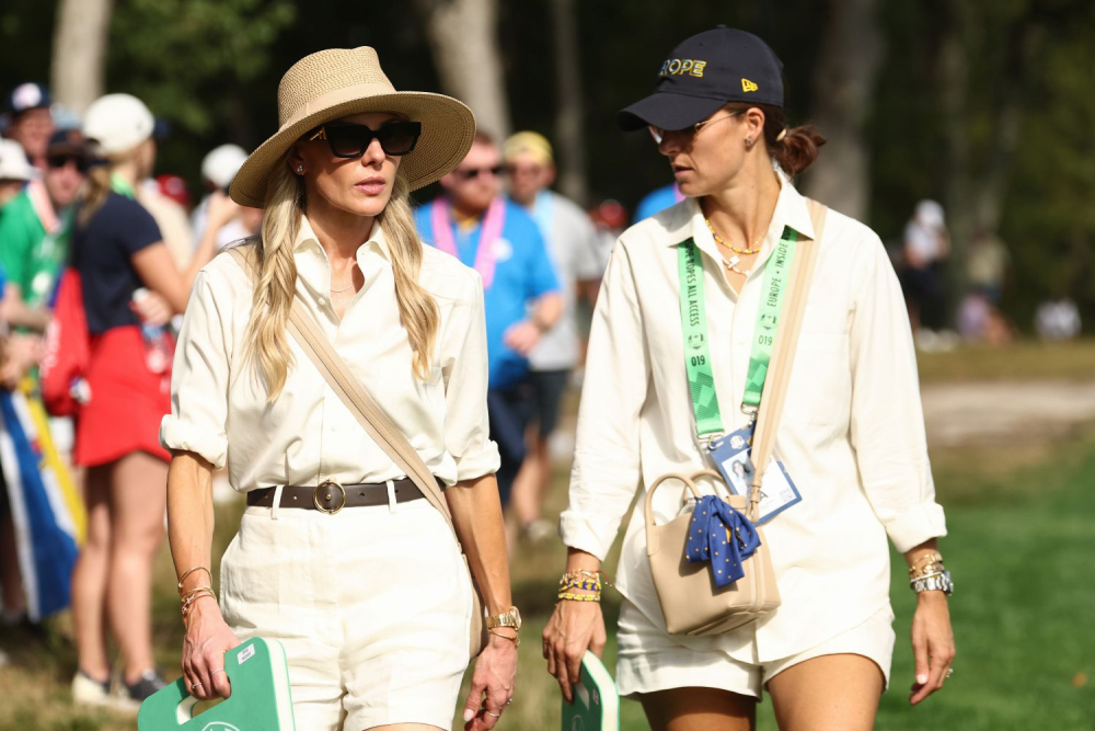 Manželka Roryho McIlroy Erica Stoll (vlevo). Foto: GettyImages