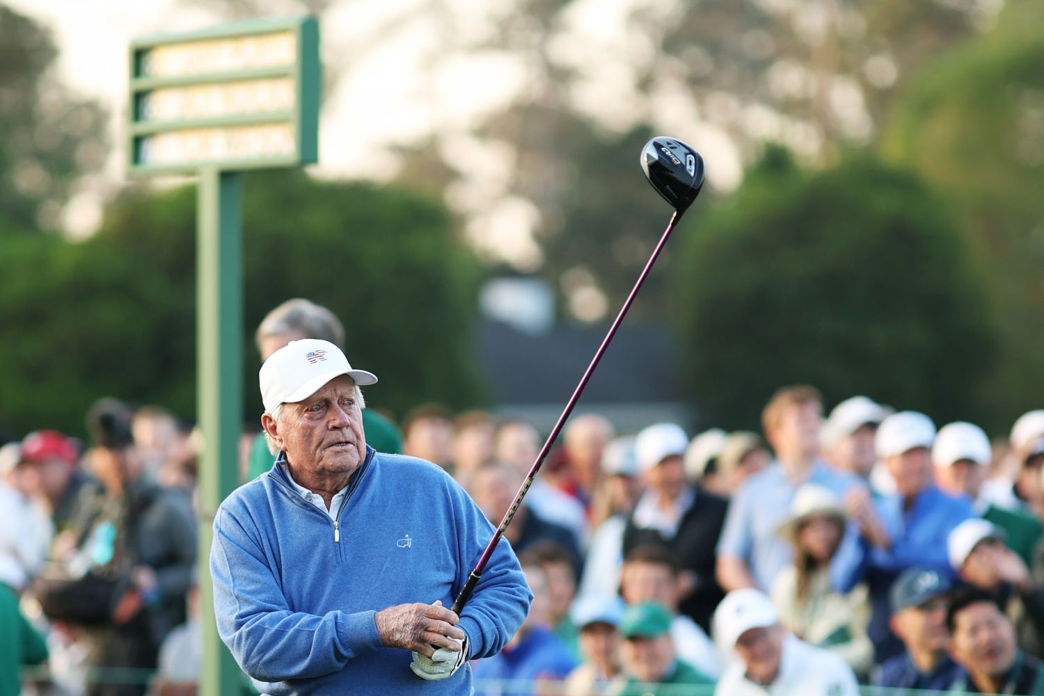 Jack Nicklaus na Masters 2025 (foto: GettyImages).