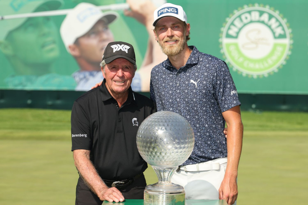 Kristoffer Reitan (vpravo) a Gary Player (foto: GettyImages)