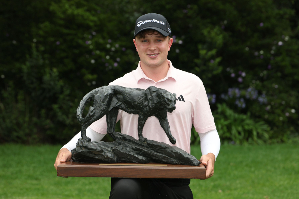 Jayden Schaper slaví první titul na DP World Tour v kariéře (foto: GettyImages)