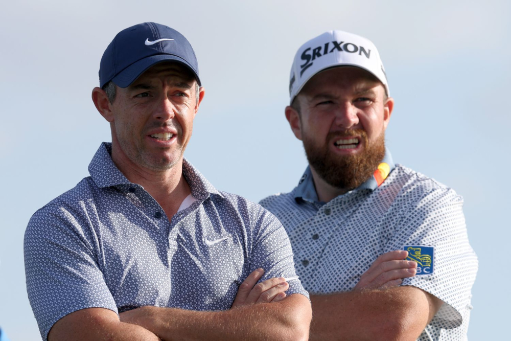 Rory McIlroy a Shane Lowry (foto: GettyImages).