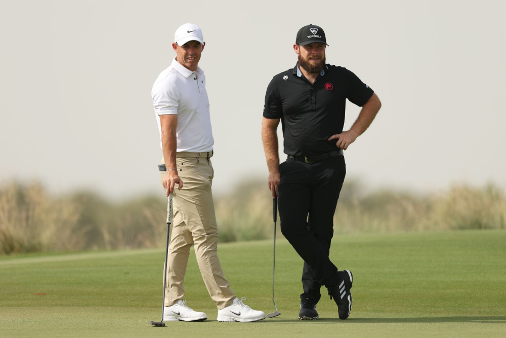 Rory McIlroy a Tyrrell Hatton (foto: GettyImages).