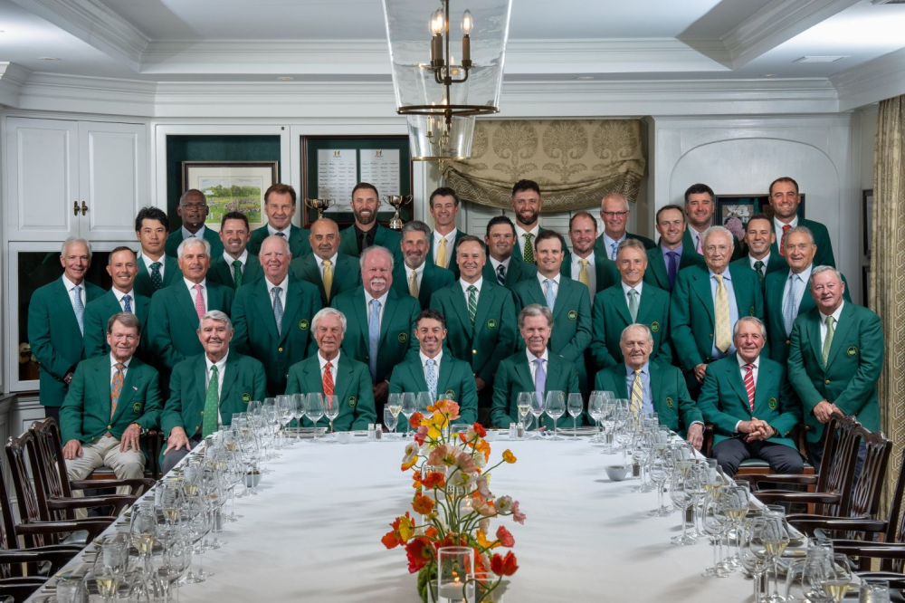 Večeře šampionů 2026 (foto: Chris Turvey/Augusta National).